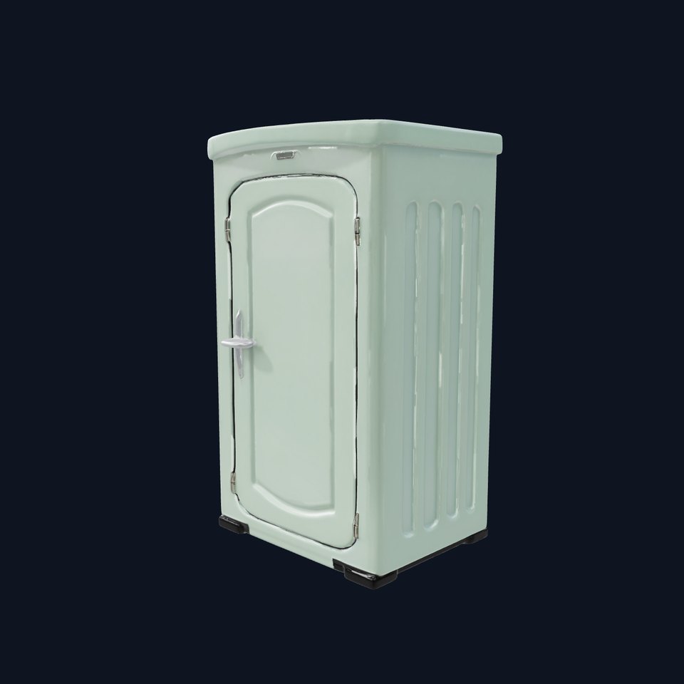 Portable Restroom Model Pack for Urban Scenes